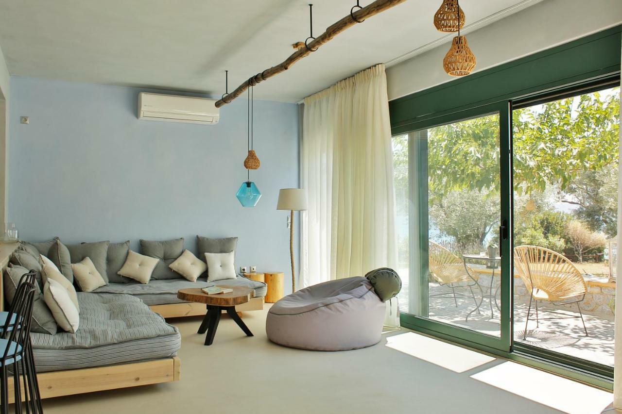 Beach Front Villa Melani Mytilene Exterior photo