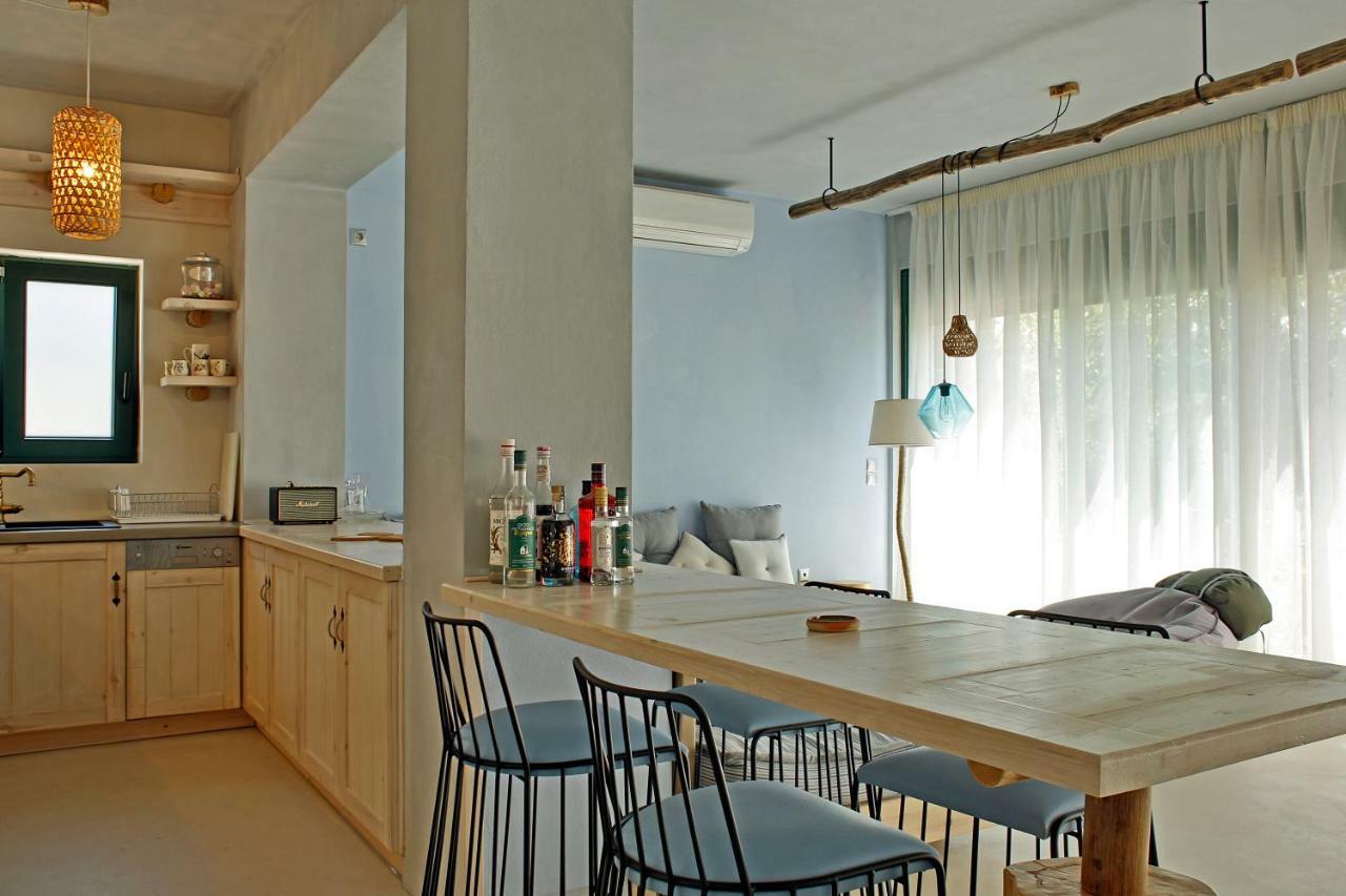 Beach Front Villa Melani Mytilene Exterior photo