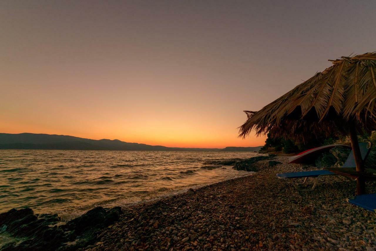 Beach Front Villa Melani Mytilene Exterior photo